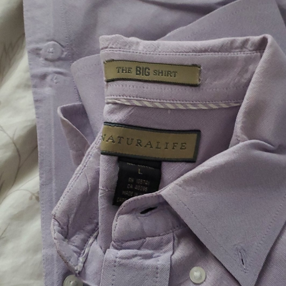 Naturalife shirts Bundle. 2. Button down like new